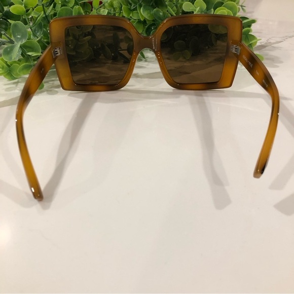 KENDALL+KYLIE FIONA Oversized Square Lenses Sunglasses Animal  Print - Picture 6 of 9